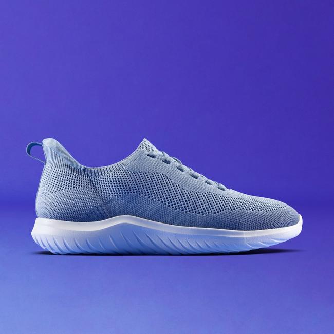 Clarks women's Nova Lace blue grey trainers.